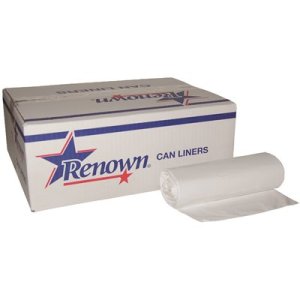 (image for) 12-16 Gal. 0.45 mil 24 in. x 32 in. White Can Liner 500 total