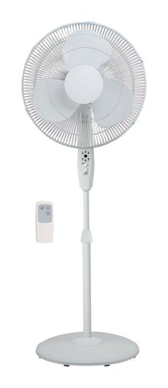 (image for) 42 in. H x 16 in. Dia. 3 speed Oscillating Pedestal Fan