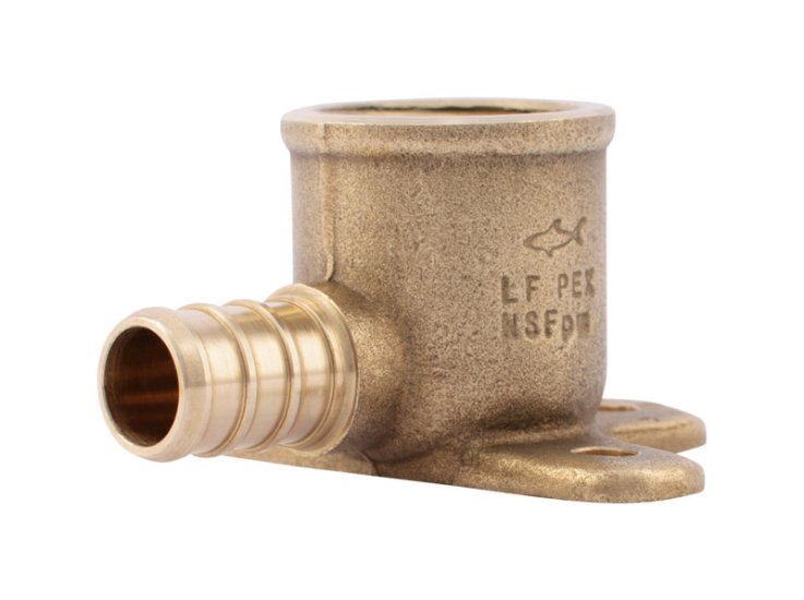 (image for) 1/2 in. PEX Barb x 1/2 in. Dia. FPT Drop-Ear Elbow