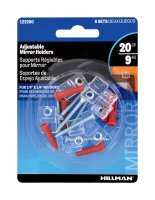 (image for) AnchorWire Medium Mirror Holder Kit 1 lb. 6 pk