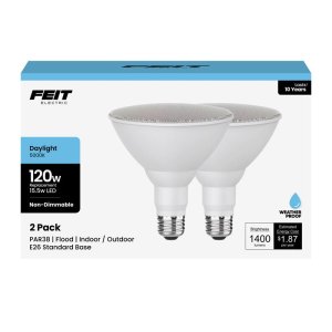 (image for) PAR38 E26 (Medium) LED Bulb Daylight 120 Watt Equivalence 2 pk