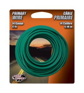 (image for) 17 ft. 14 Ga. Primary Wire Green
