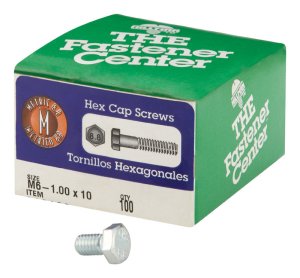 (image for) M6-1.00 mm Dia. x 10 mm L Heat Treated Steel Hex Head Ca