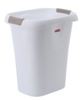 (image for) 5.25 gal. White Open Top Wastebasket