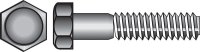 (image for) 1/2 in. Dia. x 5-1/2 in. L Zinc Plated Steel Hex Bolt 25