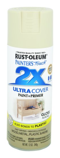 (image for) Painters Touch 2X Ultra Cover Gloss Almond Spray Paint 12 oz.