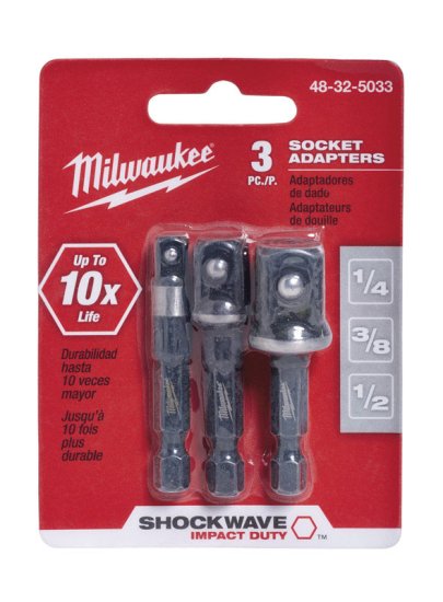 (image for) SHOCKWAVE Square 2 in. L Impact Duty Screwdriver Socke
