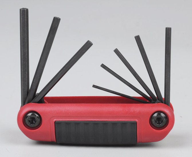 (image for) Ergo-Fold .050" to 3/16" SAE Ergo Fold Hex Key Set M