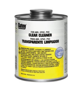 (image for) Clear Cleaner For ABS/CPVC/PVC 16 oz.