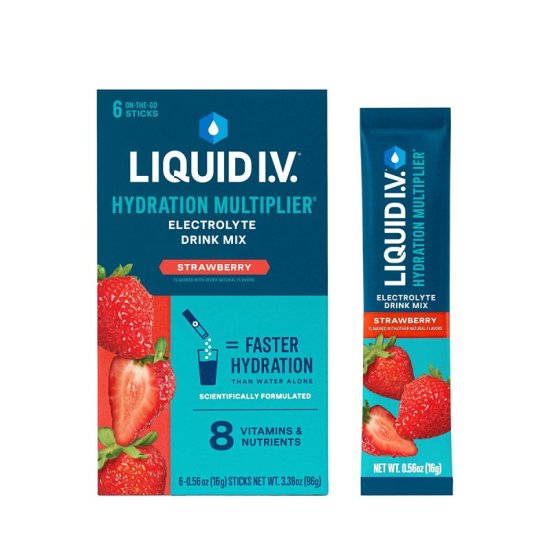 (image for) Liquid I.V. LVM6015 Drink Mix, Strawberry 12pk