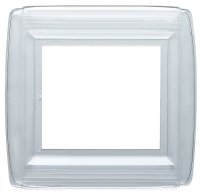 (image for) Clear 2 gang Plastic Wall Plate Shield 1 pk