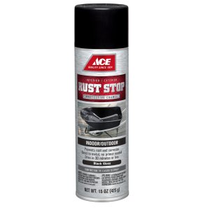(image for) Rust Stop Gloss Black Spray Paint 15 oz.