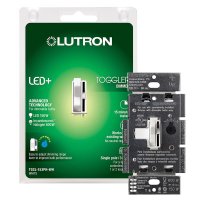 (image for) Lutron Toggler White 150 W 3-Way Dimmer Switch 1 pk