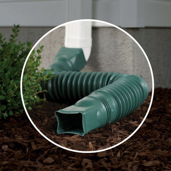 (image for) Flex-A-Spout 4.5 in. H x 4.5 in. W x 25.5 in. L Green V