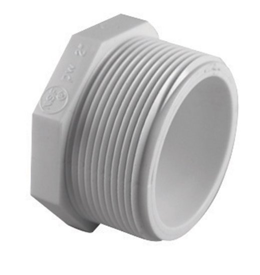(image for) 1 in. MPT Plug PVC