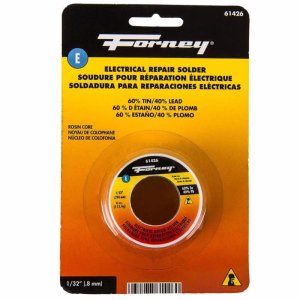 (image for) Forney 4 oz Rosin Core Solder Wire 0.03 in. D Tin/Lead 60/40 1 p