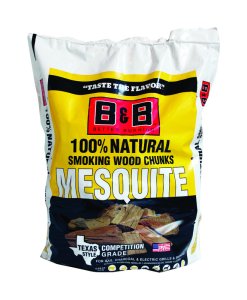 (image for) B&B Charcoal All Natural Mesquite Wood Smoking Chunks 549 cu in