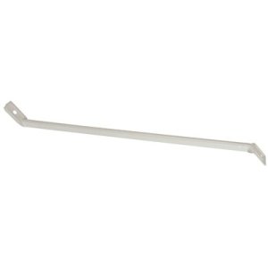 (image for) 12 in. White Steel Heavy Duty Shelf Bracket For Wire Shelving