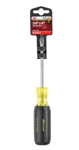 (image for) 1/4 in. x 4 in. L Slotted Screwdriver 1 pc.