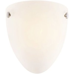 (image for) 8 in. 1-Light Satin Nickel Wall Sconce