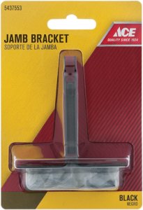 (image for) Black Black Steel Jamb Bracket 1 pc.