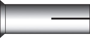 (image for) 3/8 in. Dia. x 3/8 short in. L Steel Round Head Drop-In