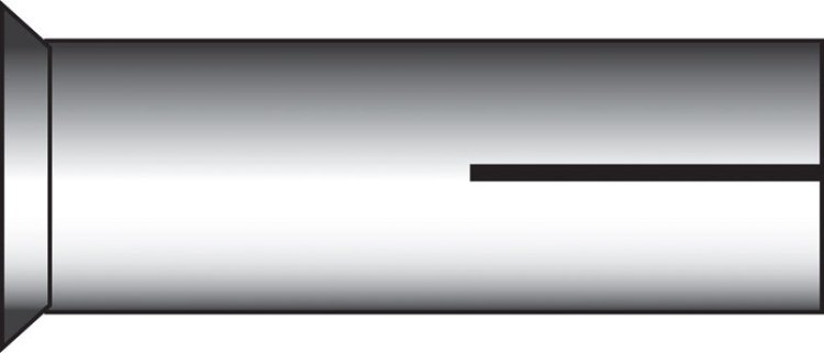 (image for) 3/8 in. Dia. x 3/8 short in. L Steel Round Head Drop-In