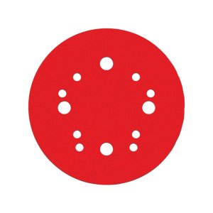 (image for) 5 in. Ceramic Blend Hook and Lock Sanding Disc 80 Grit Co