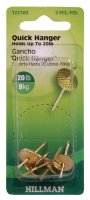 (image for) AnchorWire Brass-Plated One Piece Quick Hanger 20 lb. 5
