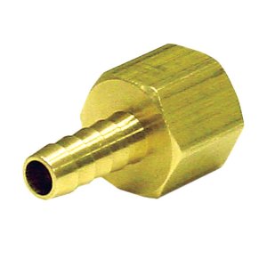 (image for) Brass 3/8 in. Dia. x 1/2 in. Dia. Adapter 1 pk Yellow