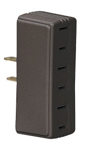 (image for) Polarized 3 outlets Adapter 1 pk