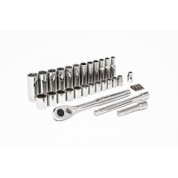 (image for) Crescent 3/8 in. drive Metric 6 and 12 Point Socket Wrench Set 3