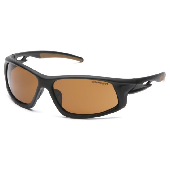 (image for) Carhartt Ironside Anti-Fog Safety Glasses Bronze Lens Black/Tan 