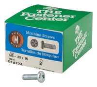 (image for) M5-0.8 x 16 mm L Phillips Pan Head Zinc-Plated Steel Met