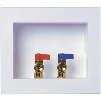 (image for) PEX Dual-Drain Washing Machine Outlet Box Left or Right Drain