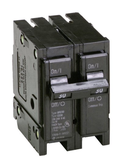 (image for) 30 amps Plug In 2-Pole Circuit Breaker Eaton Cutler-Hammer
