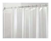 (image for) 72 in. H x 72 in. W Frost Solid Shower Curtain Liner