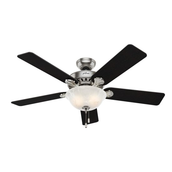 (image for) 52 in. Brushed Nickel Indoor Ceiling Fan