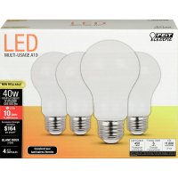(image for) A19 E26 (Medium) LED Bulb Soft White 40 Watt Equiv