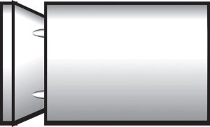 (image for) .25 in. Dia. x 3.75 in. L Metal Pan Head Machine Screw A