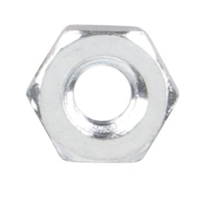 (image for) 10 in. Zinc-Plated Steel SAE Screw Nut 100 pk
