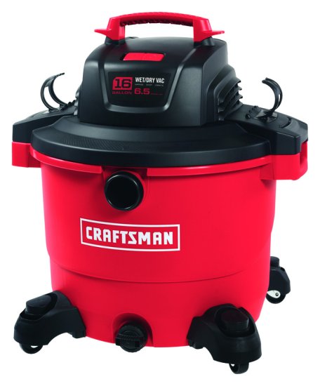 (image for) 16 gal. Corded Wet/Dry Vacuum 12 amps 120 volt 6.5 hp