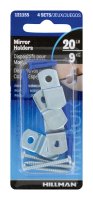 (image for) AnchorWire Metallic Metal Mirror Holder Kit 4 pk