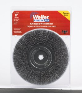 (image for) Vortec Pro 8 in. Crimped Wire Wheel Brush Carbon Steel 60