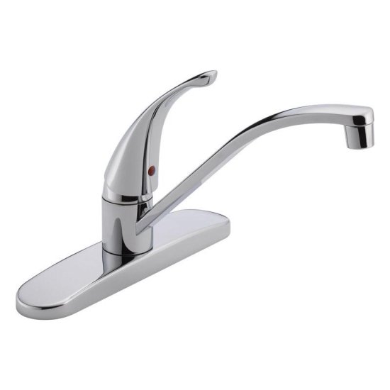(image for) One Handle Chrome Kitchen Faucet