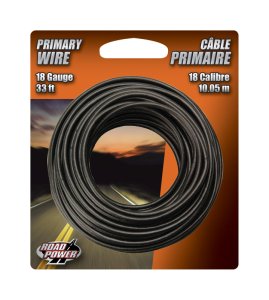 (image for) 33 ft. 18 Ga. Primary Wire Black