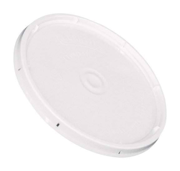 (image for) White 2 gal. Plastic Bucket Lid