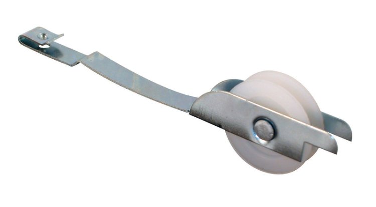 (image for) 1 in. Dia. x 1/4 in. L Plastic/Steel Spring Tension R