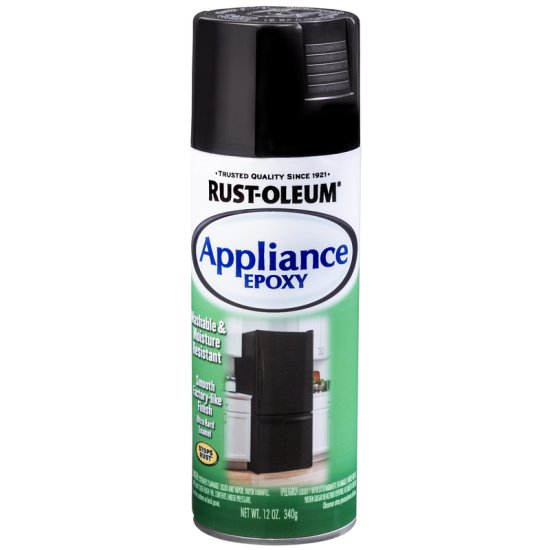 (image for) Specialty Gloss Black Oil-Based Appliance Epoxy 12 oz