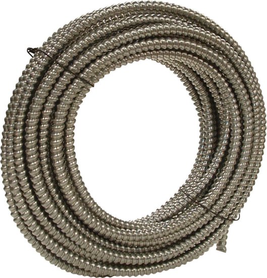(image for) 1/2 in. Dia. Aluminium Flexible Electrical Conduit per Ft.